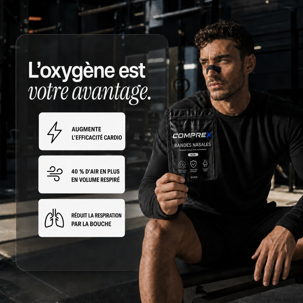 Bandes Nasales Hypoallergéniques